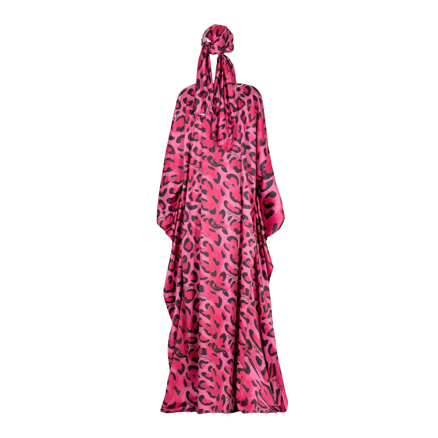 Pink Safari Satin Kimono