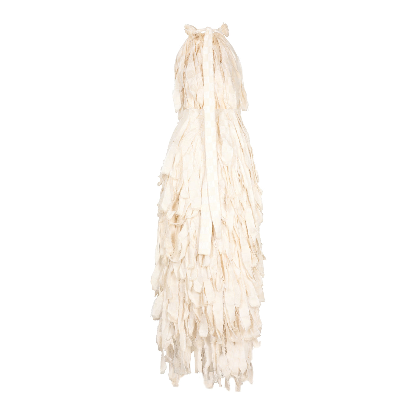 Malondie Fringe Layered Dress