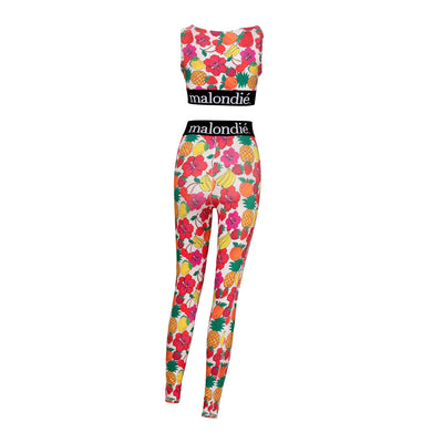 Malondie White Fruits Run Set