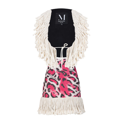 Malondie Pink Safari Isigege Minnie Skirt