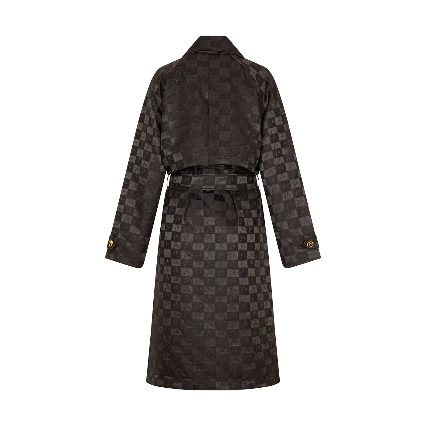 Malondie Jacquard Woven Long Coat