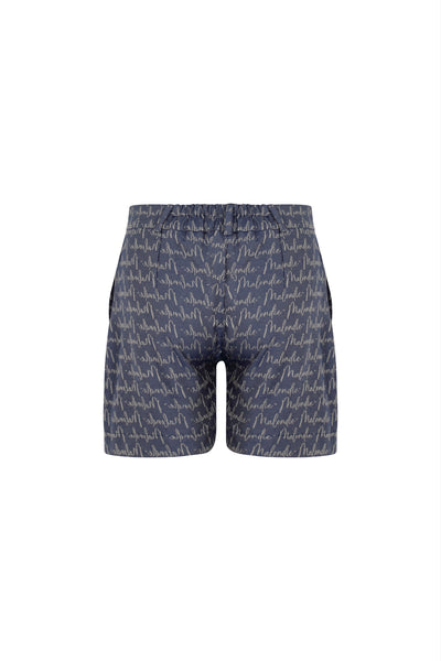 Malondie Woven Denim Shorts