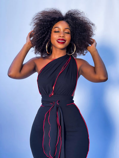 Melody Black Infinity Dress