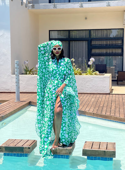 Green Poolside Wear