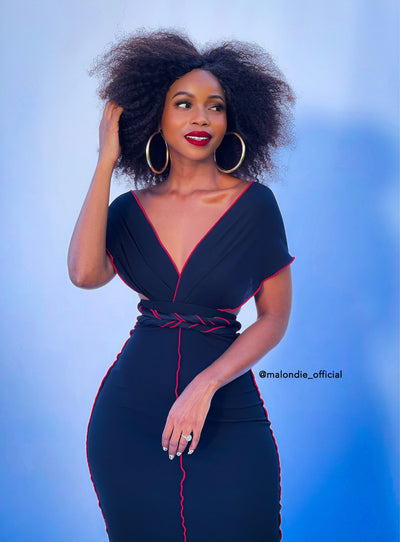 Melody Black Infinity Dress