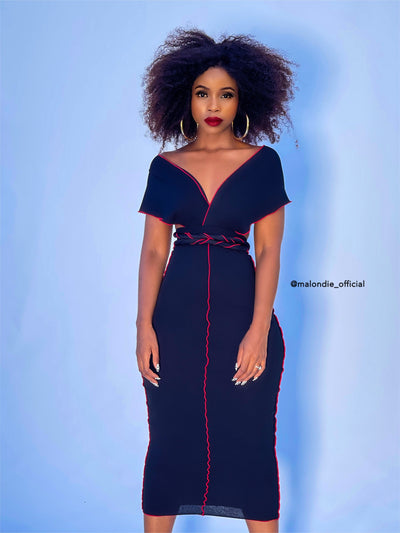Melody Black Infinity Dress